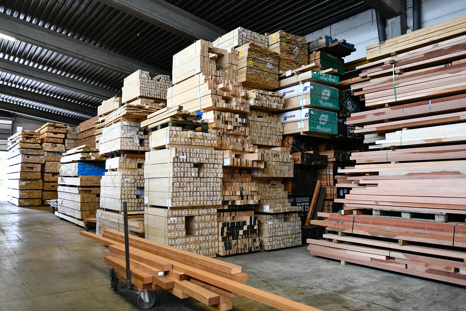 Stockage des bois intérieur